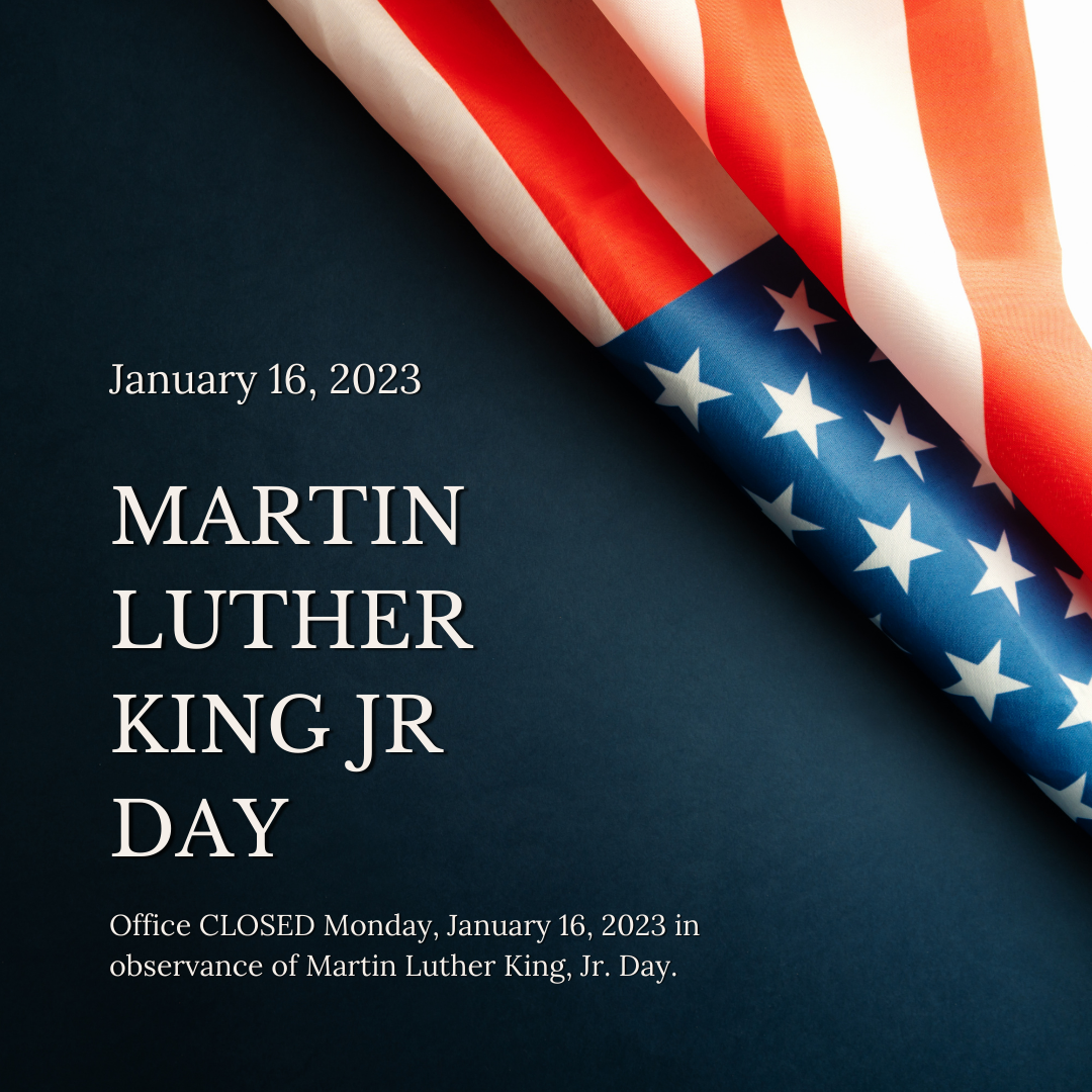 martin luther king jr. day office closed